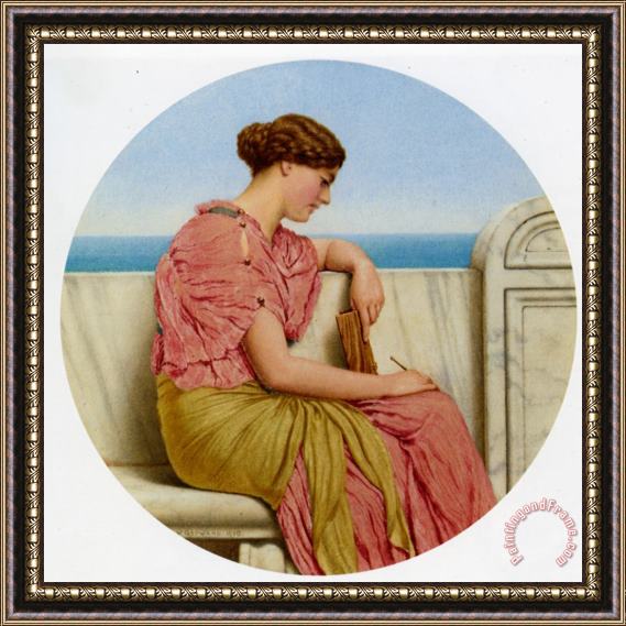 John William Godward Distant Thoughts Framed Painting