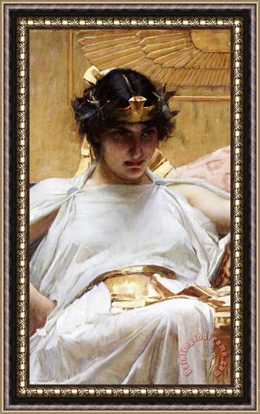 John William Waterhouse Cleopatra Framed Painting