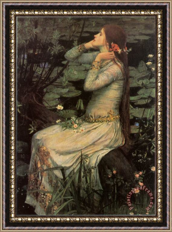 John William Waterhouse Ophelia C 1894 Framed Painting
