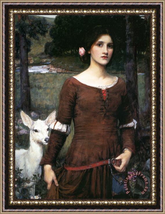 John William Waterhouse The Lady Clare Framed Painting