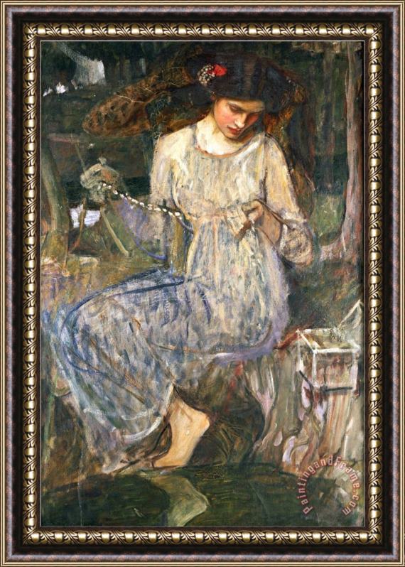 John William Waterhouse The Necklace Framed Painting