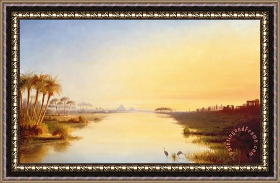 John Williams Egyptian Oasis Framed Painting