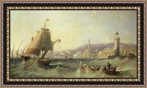 John Wilson Carmichael Genoa Framed Painting