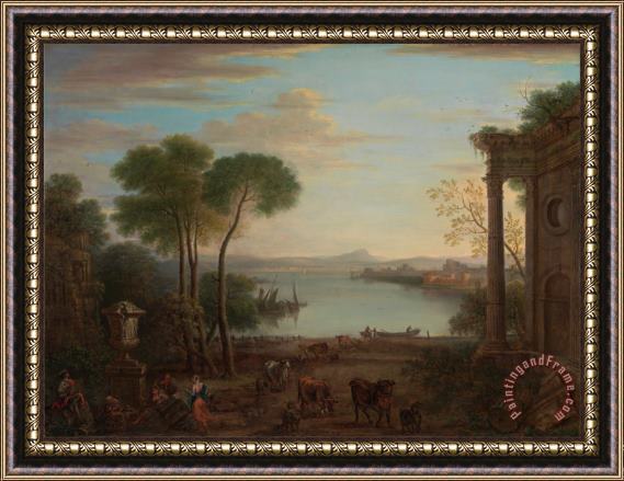 John Wootton Classical Landscape Framed Painting