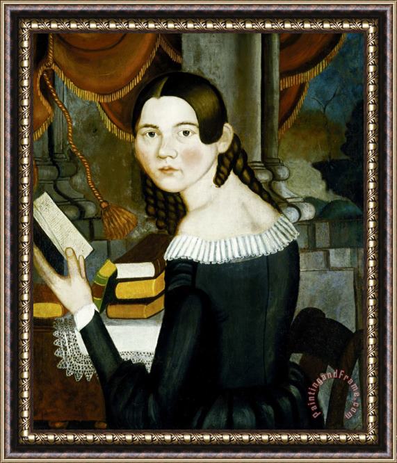 Jonathan Adams Bartlett Portrait of Harriet Framed Print