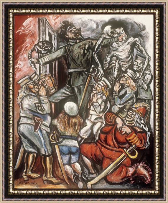 Jose Clemente Orozco The Demagogue Framed Print