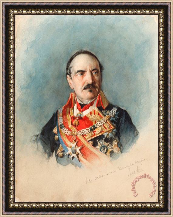 Jose Maria Casado del Alisal General Espartero Framed Print