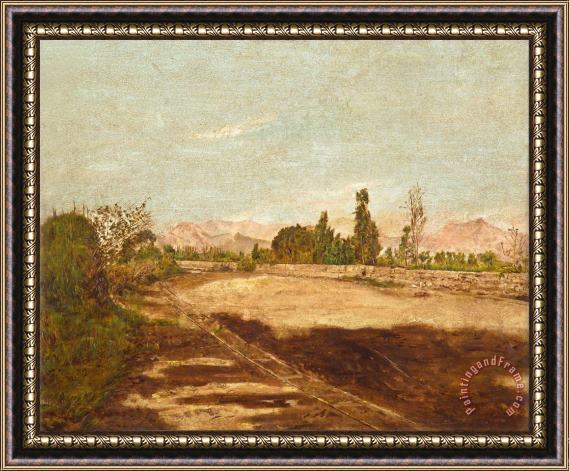 Jose Maria Eguren Lima's Countryside Framed Painting