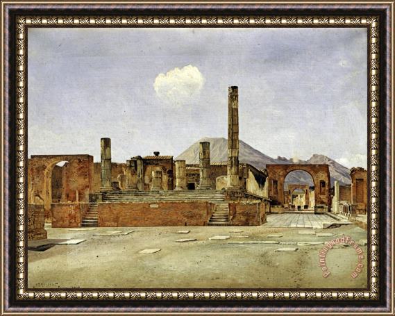 Josef Theodor Hansen Pompeii Framed Print