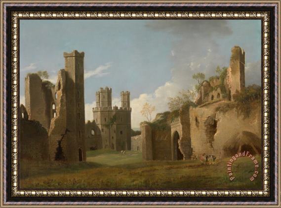 Joseph Farington Caernarvon Castle Framed Painting