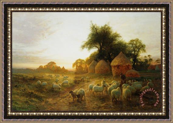 Joseph Farquharson Yon Yellow Sunset Dying in the West Framed Print
