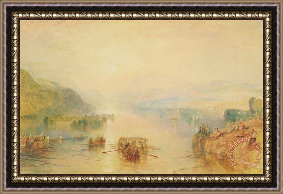 Joseph Mallord Turner Windermere Westmorland Framed Painting