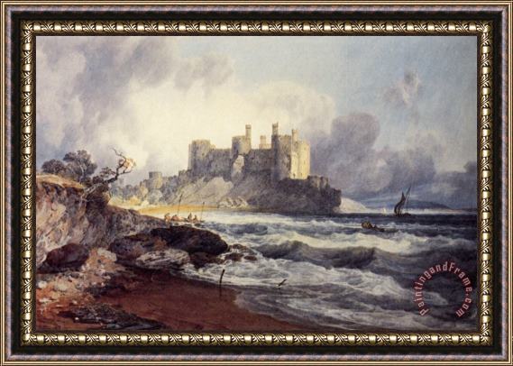 Joseph Mallord William Turner Conway Castle Framed Painting
