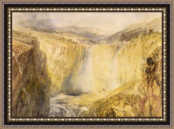 Joseph Mallord William Turner Fall of The Trees, Yorkshire Framed Print
