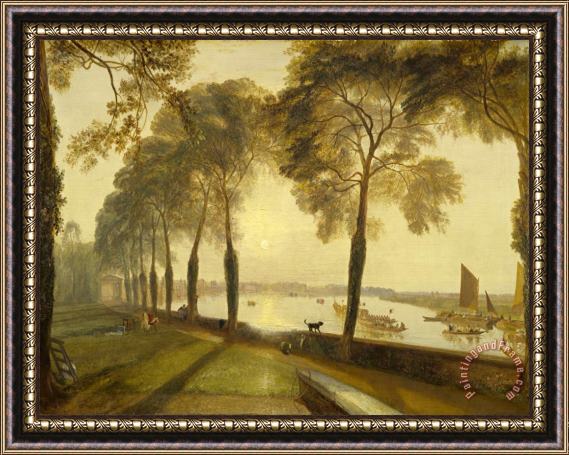 Joseph Mallord William Turner Mortlake Terrace Framed Painting