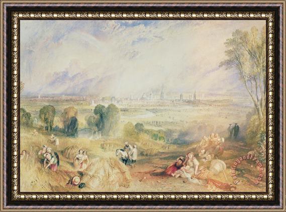 Joseph Mallord William Turner Oxford from North Hinksey Framed Print