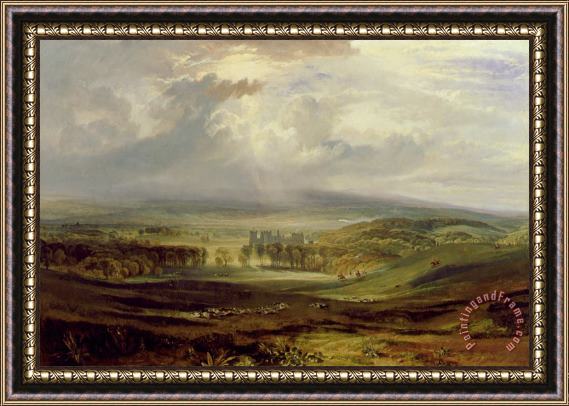 Joseph Mallord William Turner Raby Castle Framed Painting