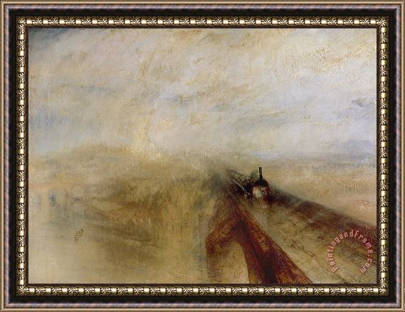 Joseph Mallord William Turner Rain Steam and Speed Framed Print