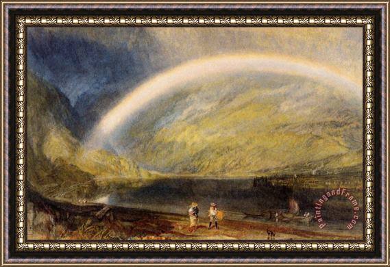 Joseph Mallord William Turner Rainbow Framed Painting