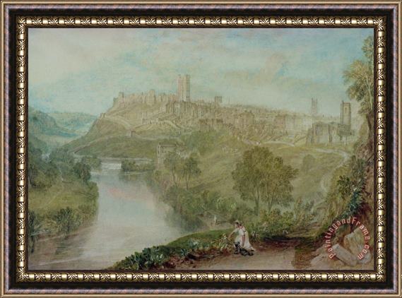Joseph Mallord William Turner Richmond in Yorkshire Framed Print