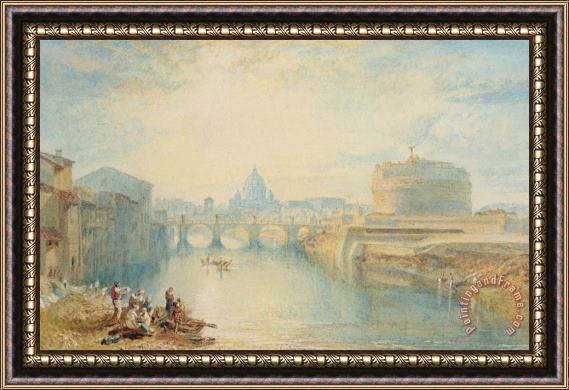 Joseph Mallord William Turner Rome Framed Painting