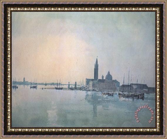 Joseph Mallord William Turner San Giorgio Maggiore in The Morning Framed Painting