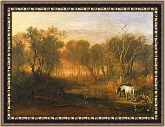 Joseph Mallord William Turner The Forest of Bere Framed Painting