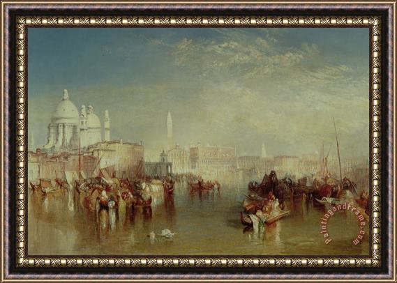Joseph Mallord William Turner Venice Framed Painting