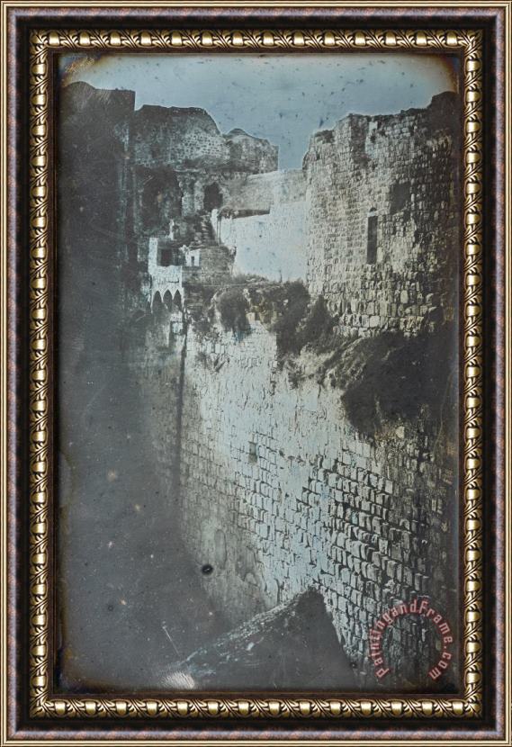 Joseph-Philibert Girault de Prangey  The Probatic Pool, Jerusalem (jerusalem. Piscine Probatique) Framed Painting