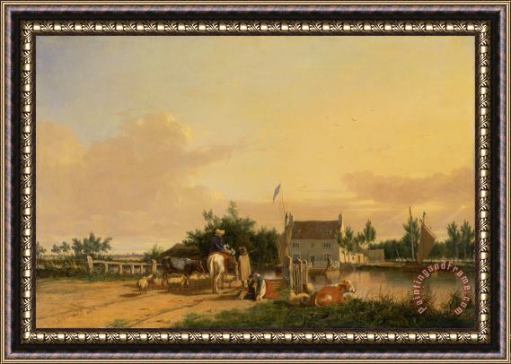 Joseph Stannard Buckenham Ferry, on The River Yare, Norfolk Framed Print