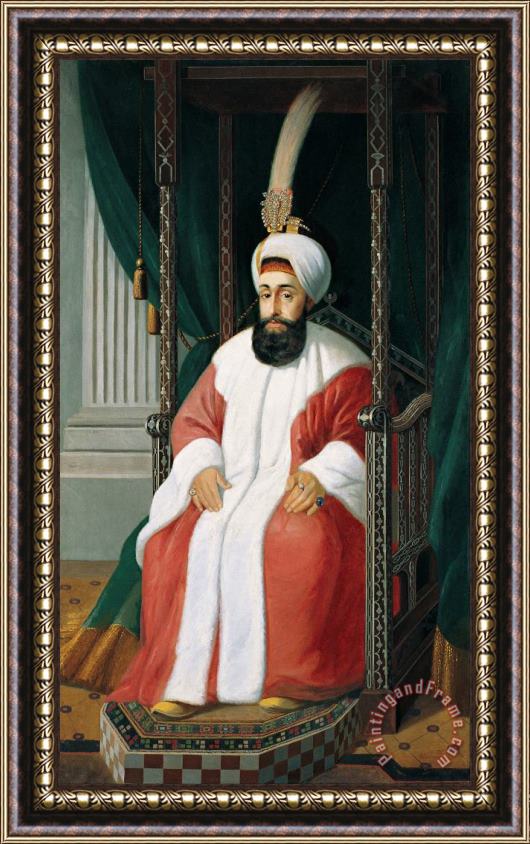 Joseph Warnia-Zarzecki Sultan Selim III Framed Painting