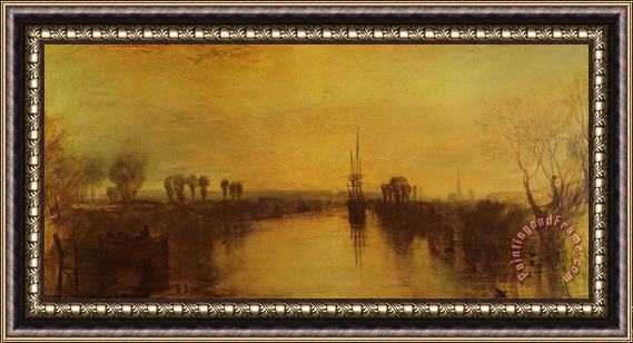 Joseph William Mallord Turner Chichester Canal Framed Painting