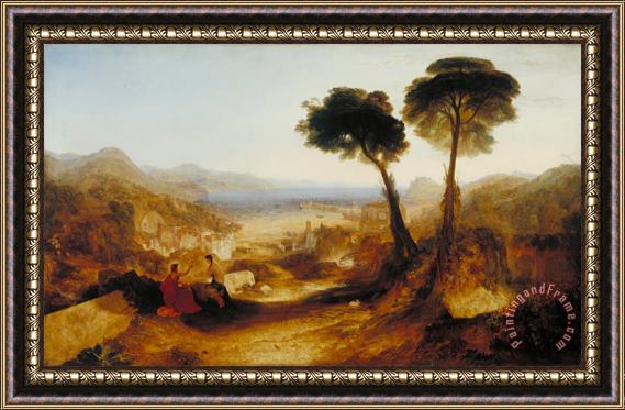 Joseph William Mallord Turner The Bay Of Baiae Framed Painting