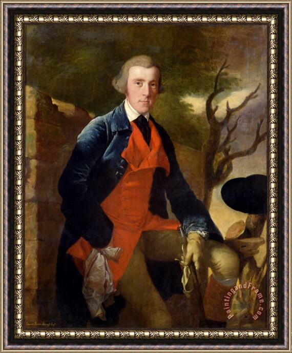Joseph Wright  Edward Becher Leacroft of Wirksworth Framed Painting