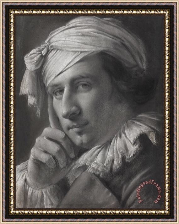 Joseph Wright  Portrait of a Man Framed Painting