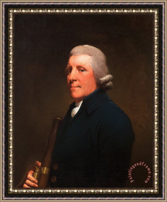 Joseph Wright  Portrait of Mr. Anthony Greatorex Framed Print