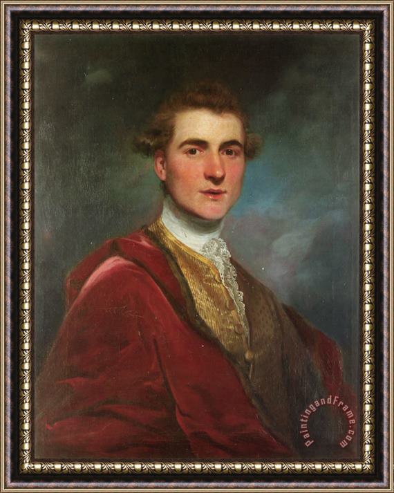 Joshua Reynolds Portrait of Charles Hamilton, 8th Early of Haddington (17531828) Framed Painting