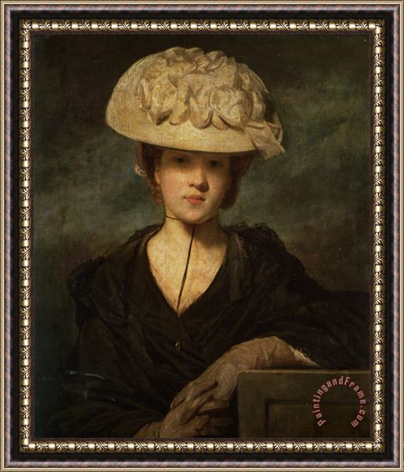 Joshua Reynolds Portrait of Miss Hickey Framed Print