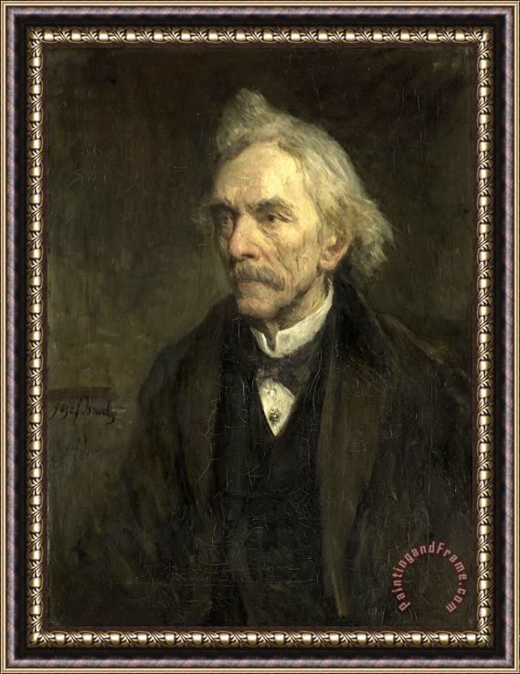 Jozef Israels Louis Jacques Veltman (1817 1907). Actor Framed Painting
