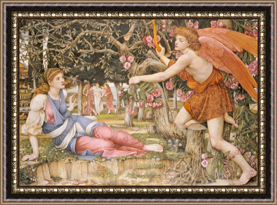 JRS Stanhope Love and the Maiden Framed Print