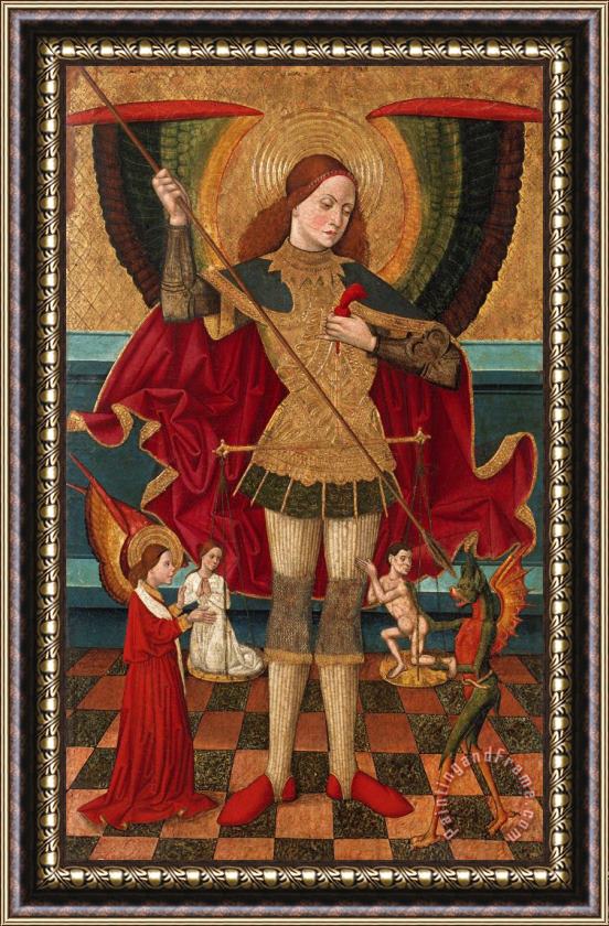 Juan de la Abadia Saint Michael Weighing Souls Framed Print