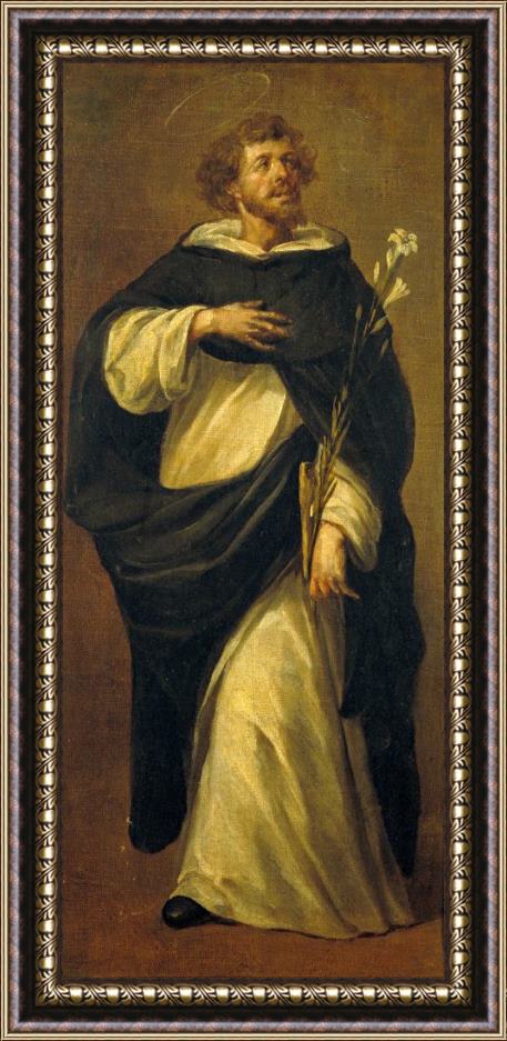 Juan de Valdes Leal Saint Dominic De Guzman Framed Painting