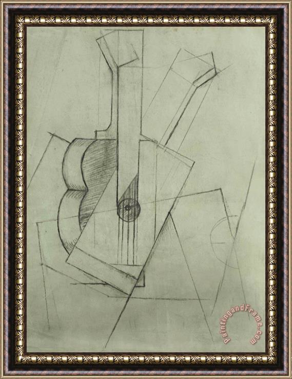 Juan Gris La Guitare, 1913 Framed Painting