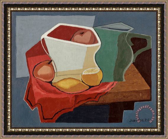 Juan Gris Pommes Et Citrons, 1926 Framed Print