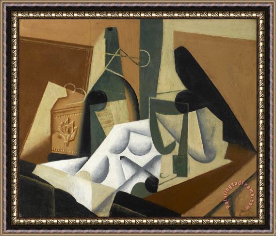 Juan Gris The White Tablecloth Framed Painting