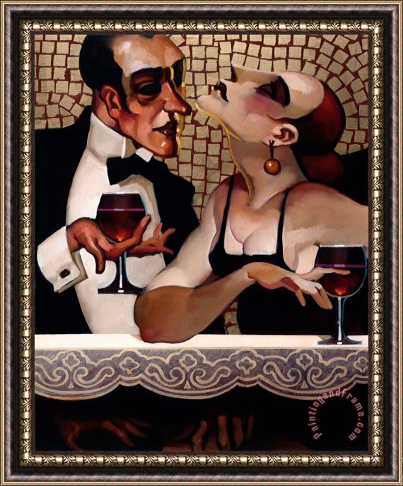 Juarez Machado Ladies And Gentlemen II Framed Painting