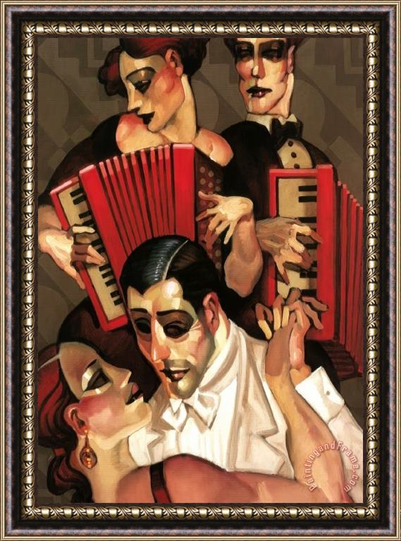 Juarez Machado Silence with a Musical Sentence Framed Painting