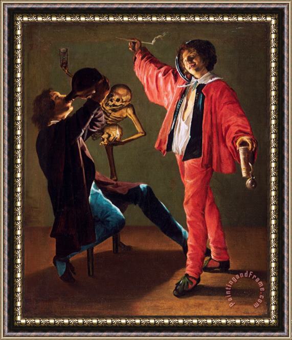Judith Leyster The Last Drop (the Gay Cavalier) Framed Painting