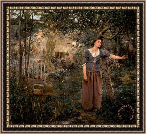 Jules Bastien Lepage Joan of Arc Framed Painting