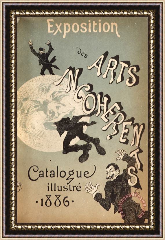 Jules Cheret Cover Illustration for Exposition Des Arts Incoherents Framed Print